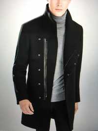 Мужская одежда: новый удлиненный френч пальто куртка ZARA, р-р S весна