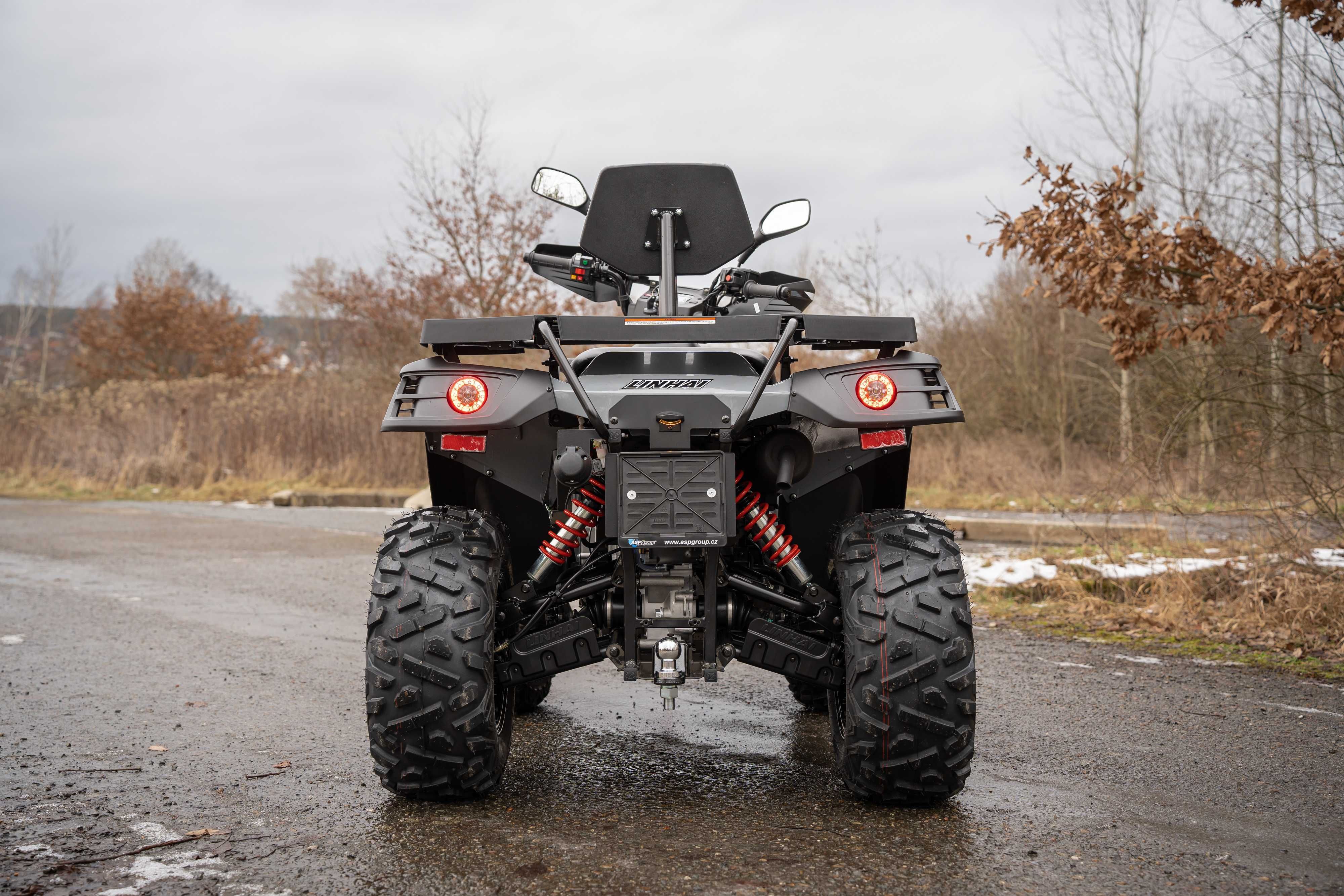 Quad ATV LINHAI PROMAX 570L Raty Dostawa Gratisy Promocja + przyczepka