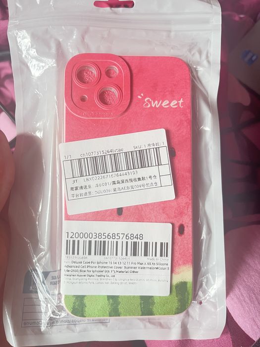 etui iphone 13 arbuz cute