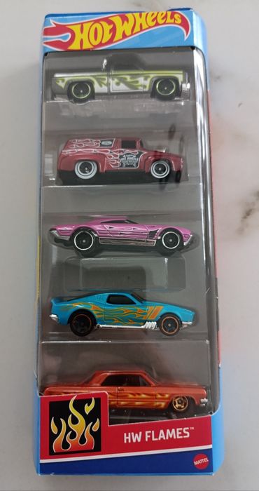 5pak Hot wheels HW FLAMES