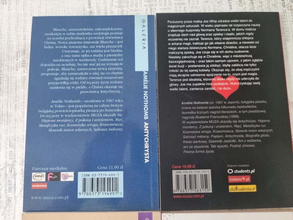 Zestaw książek Amélie Nothomb