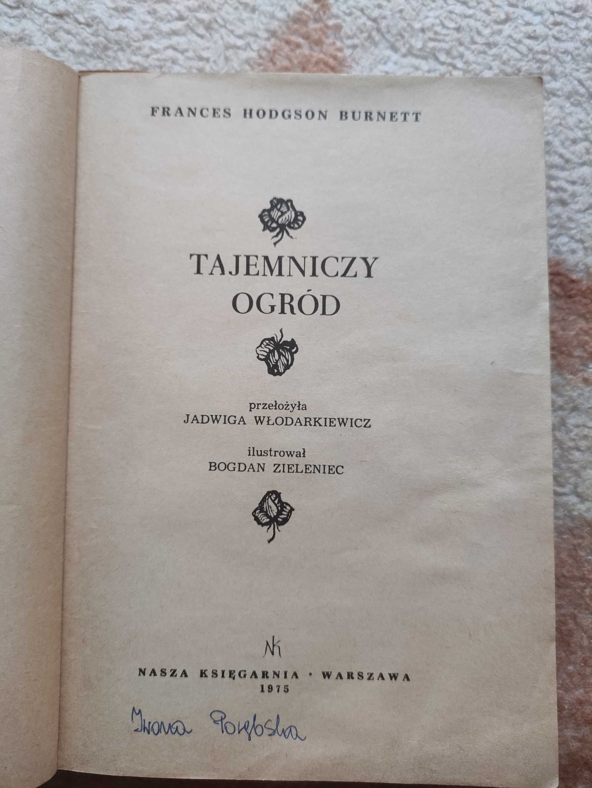 F.H.Burnett. Tajemniczy ogród 1975