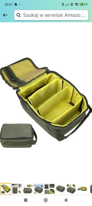 Sztywna Torba Ołowiowo-bitowa Z 3 Przegródkami Torba Na Karpia