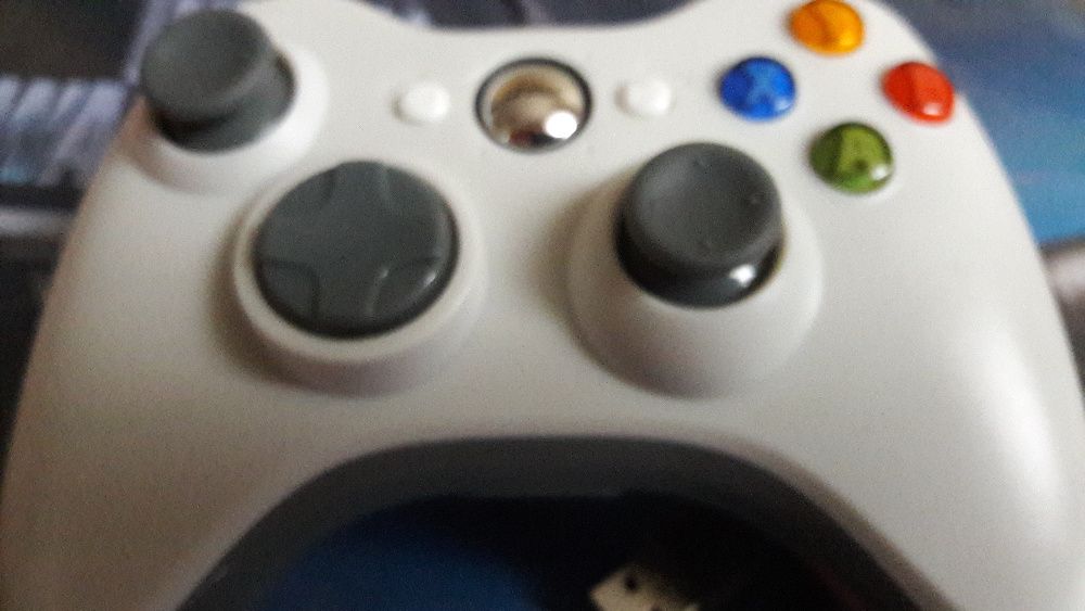 Xbox 360 Gamepad проводной, джойстик для ПК Windows белый
