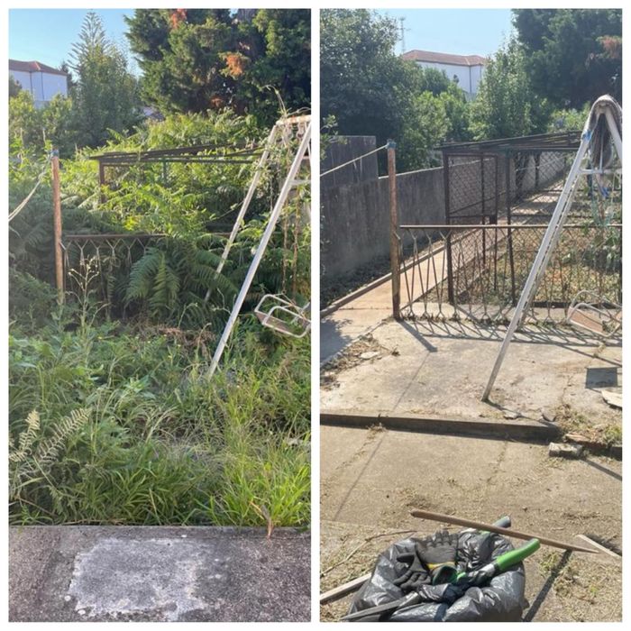 Limpeza de terrenos e manutenção de jardins