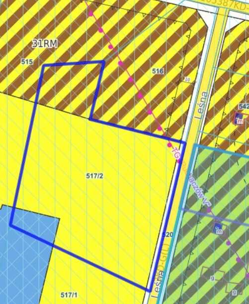 Działki rolno-budowlane w Cycowie