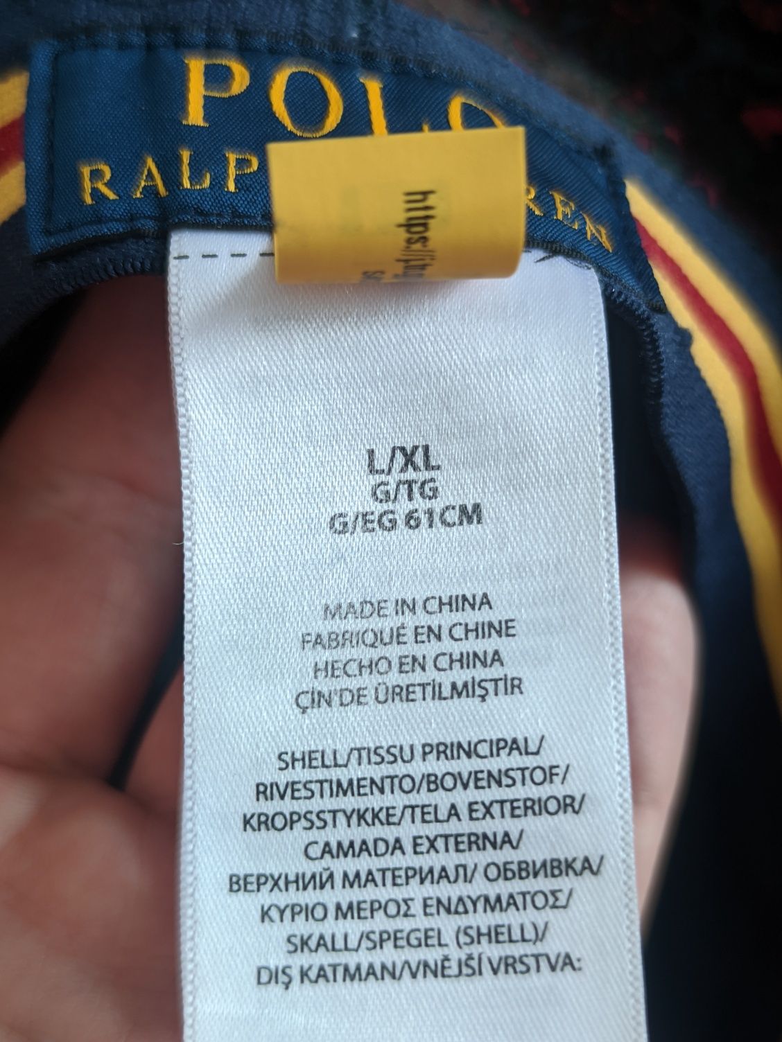 Шляпа Polo Ralph Lauren Paisley оригинал Панама Polo Ralph Lauren