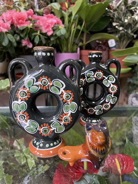 Статуетка, штоф, лембик, кераміка, майоліка