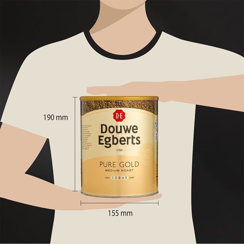 Kawa Douwe Egberts Pure Gold kawa rozpuszczalna 750g