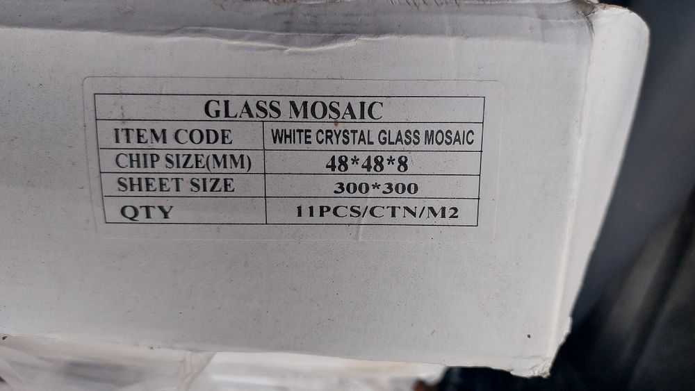 Szklana mozaika 30x30 10 m