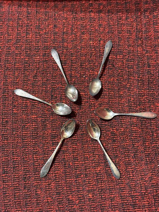 Okazja! Zestaw lyzeczek posrebrzanych, platerowanych z PRLu