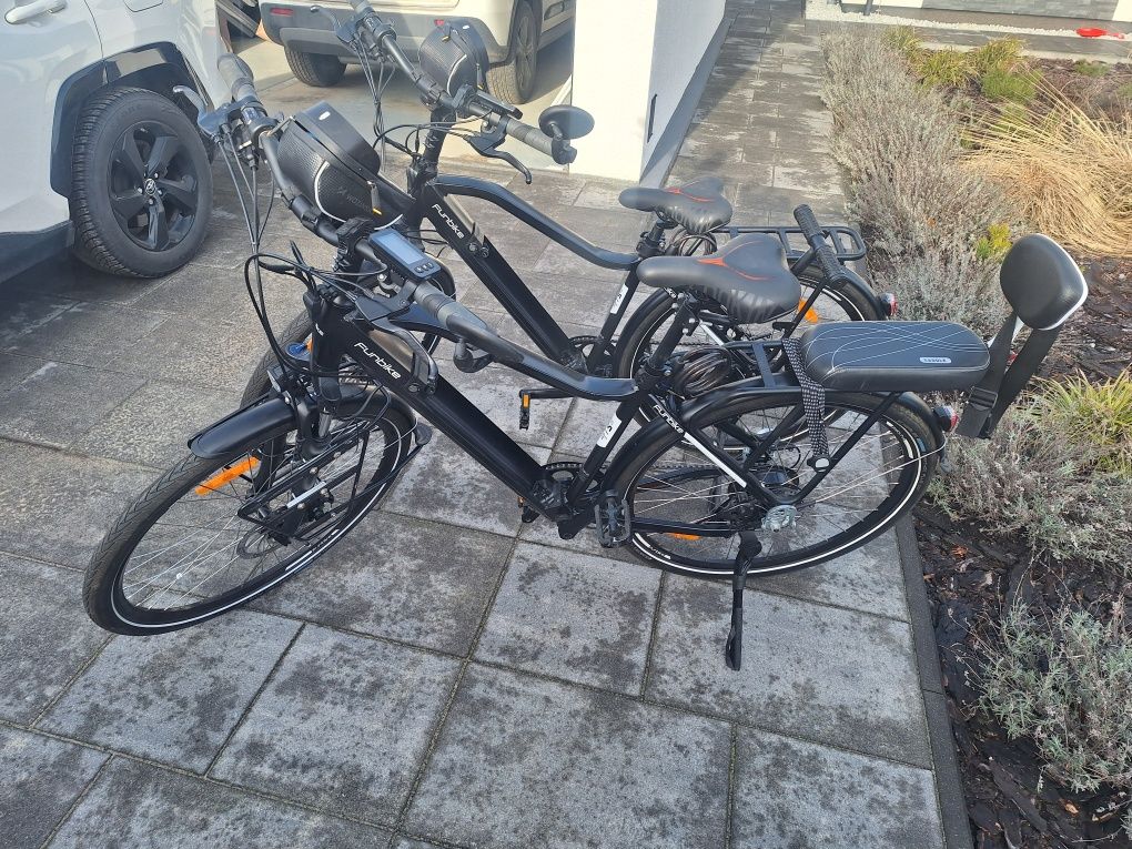 Rowery elektryczne trekking Funbike Evo M 26" (2 szt) serwis 01.02.25!