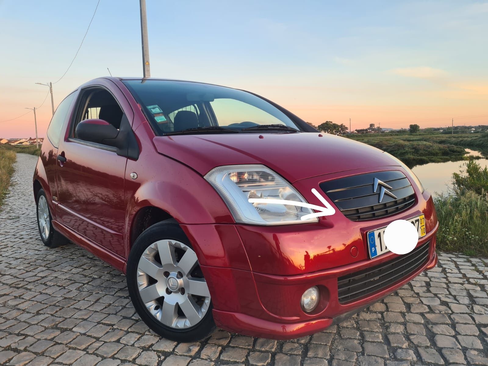 Grelha citroen c2