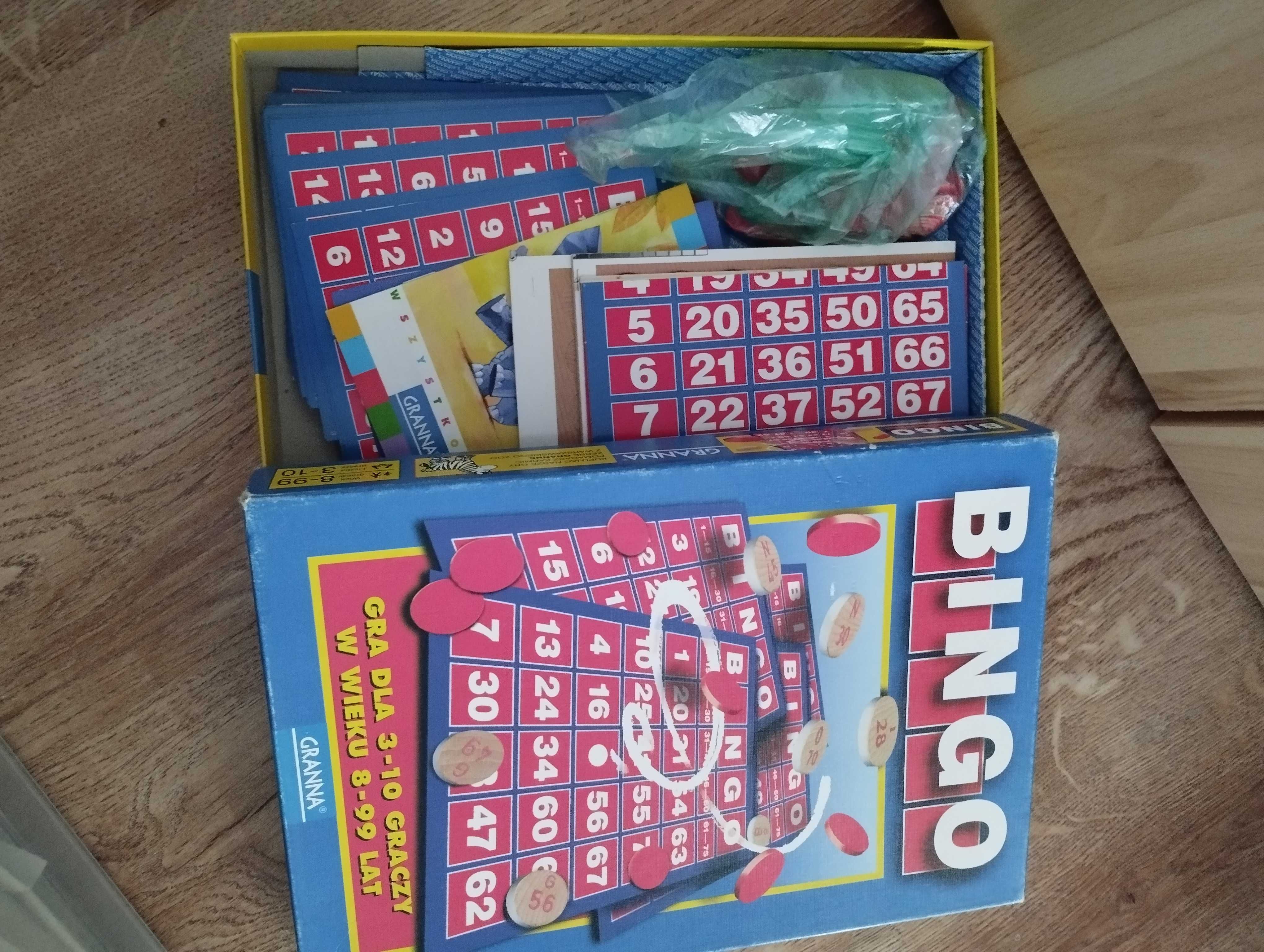 Gra Bingo i klocki magnetyczne