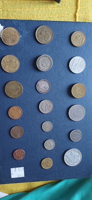 Moedas antigas coleção