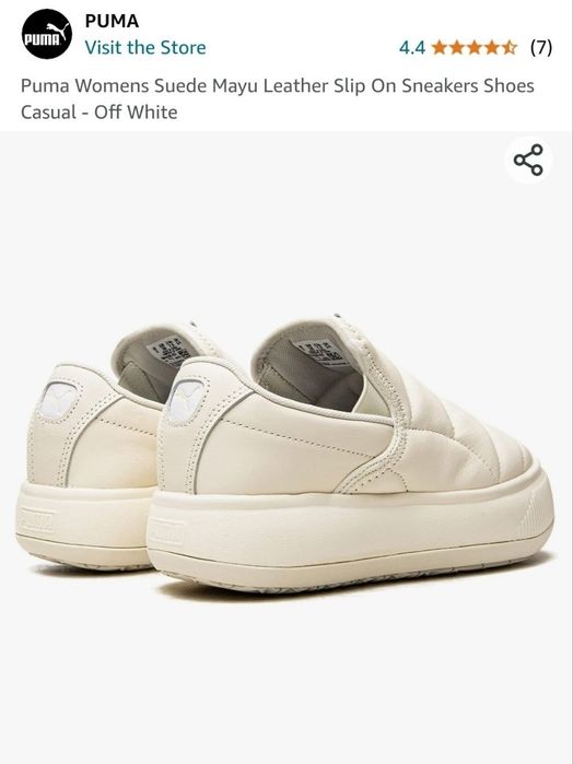 Шкіряні сліпони, кросівки Puma. 39.5рр., 25.5см.