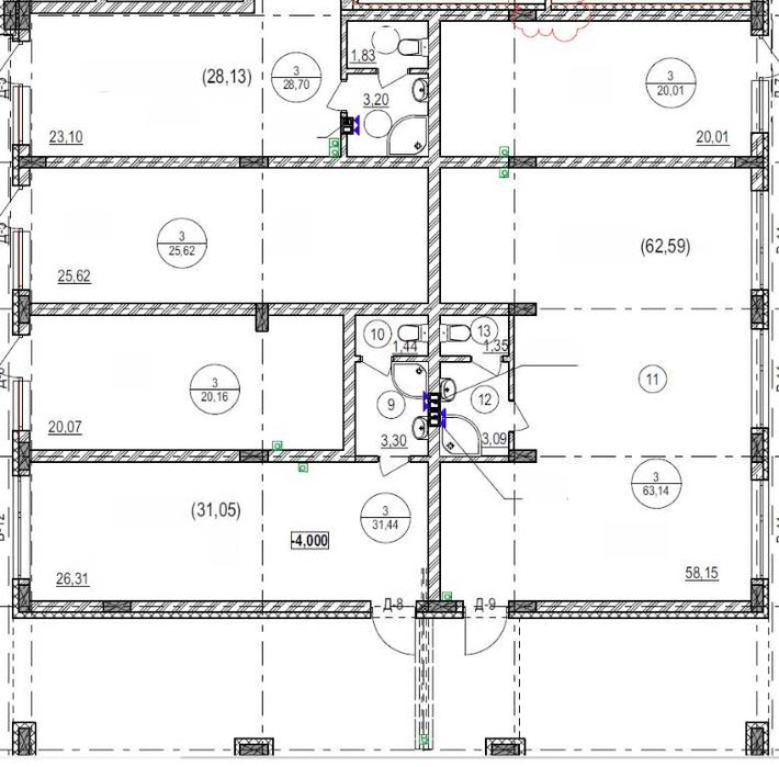 Оренда від Власника.Комерційні приміщення від 20 до 200 м.кв.