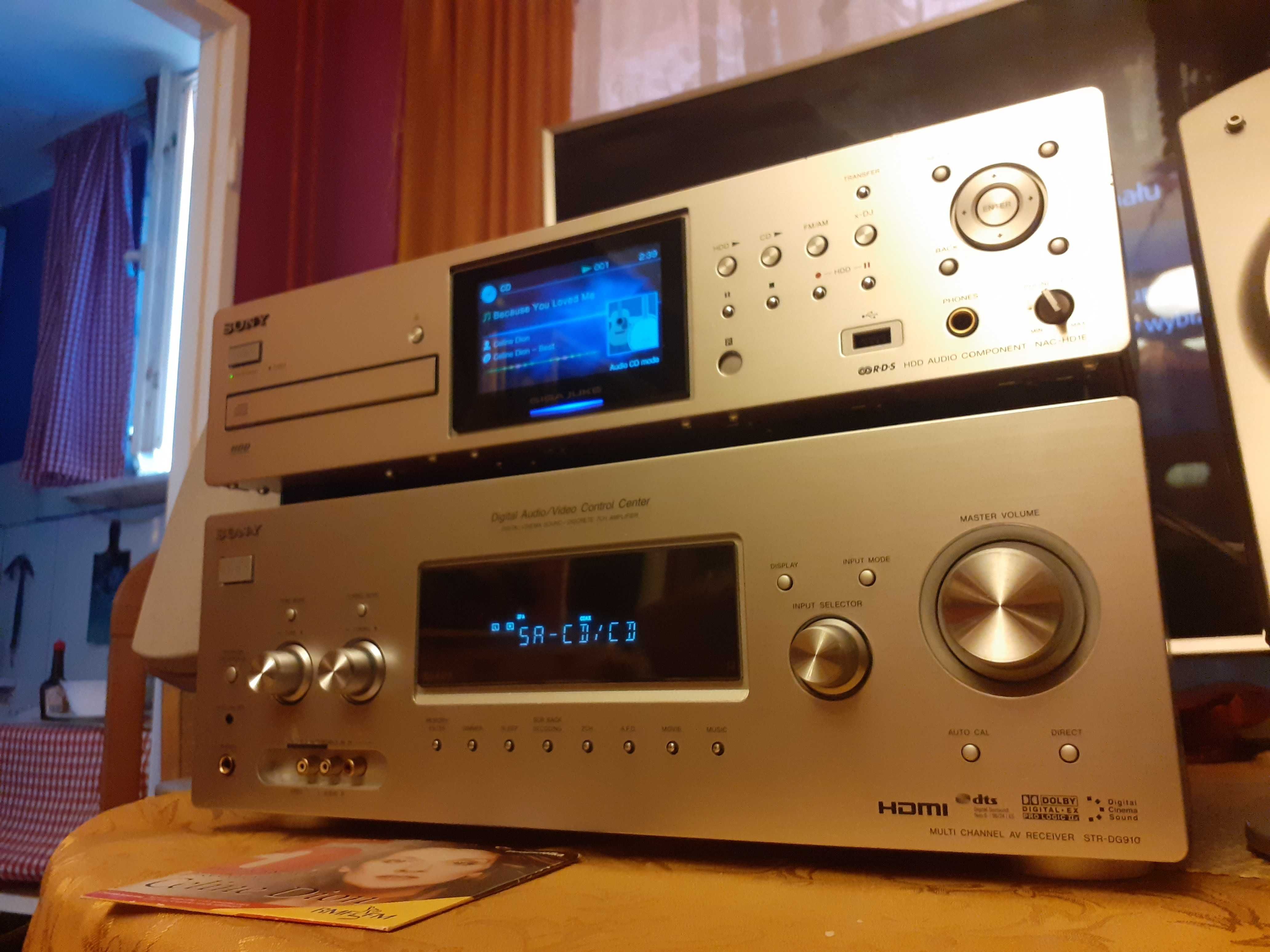 Sony str-dg910 + nac-hd1e audio komplet