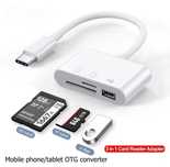Adapter OTG 3 in 1 USB-C