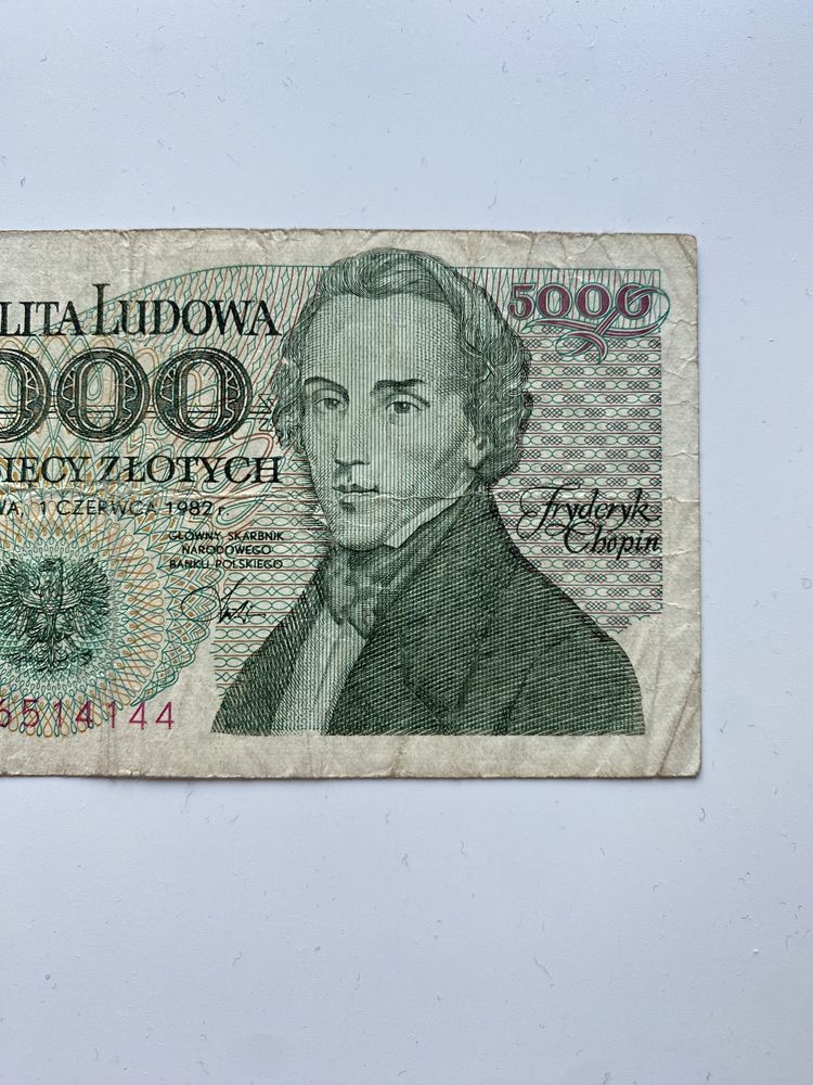 Banknot PRL - 5000 zł