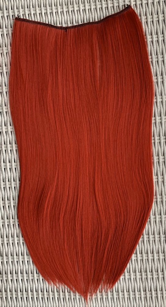 Włosy doczepiane, czerwony, flip in, hairband ( 135 )