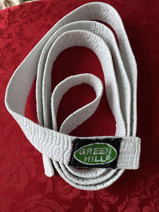 Білий пояс для кімоно Green Hill 280см