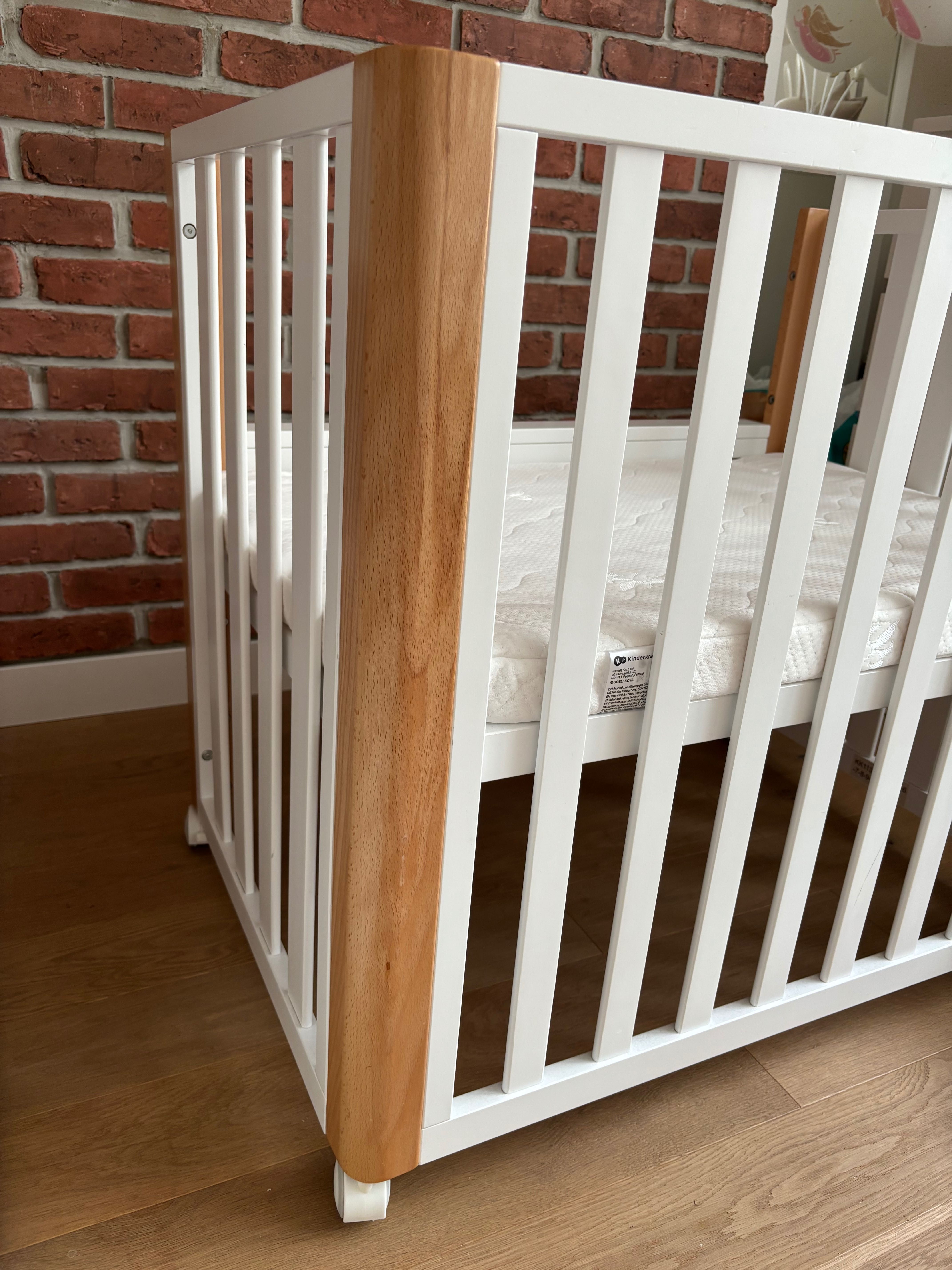 Kinderkraft Koya Łóżeczko Dostawne Kojec 4w1