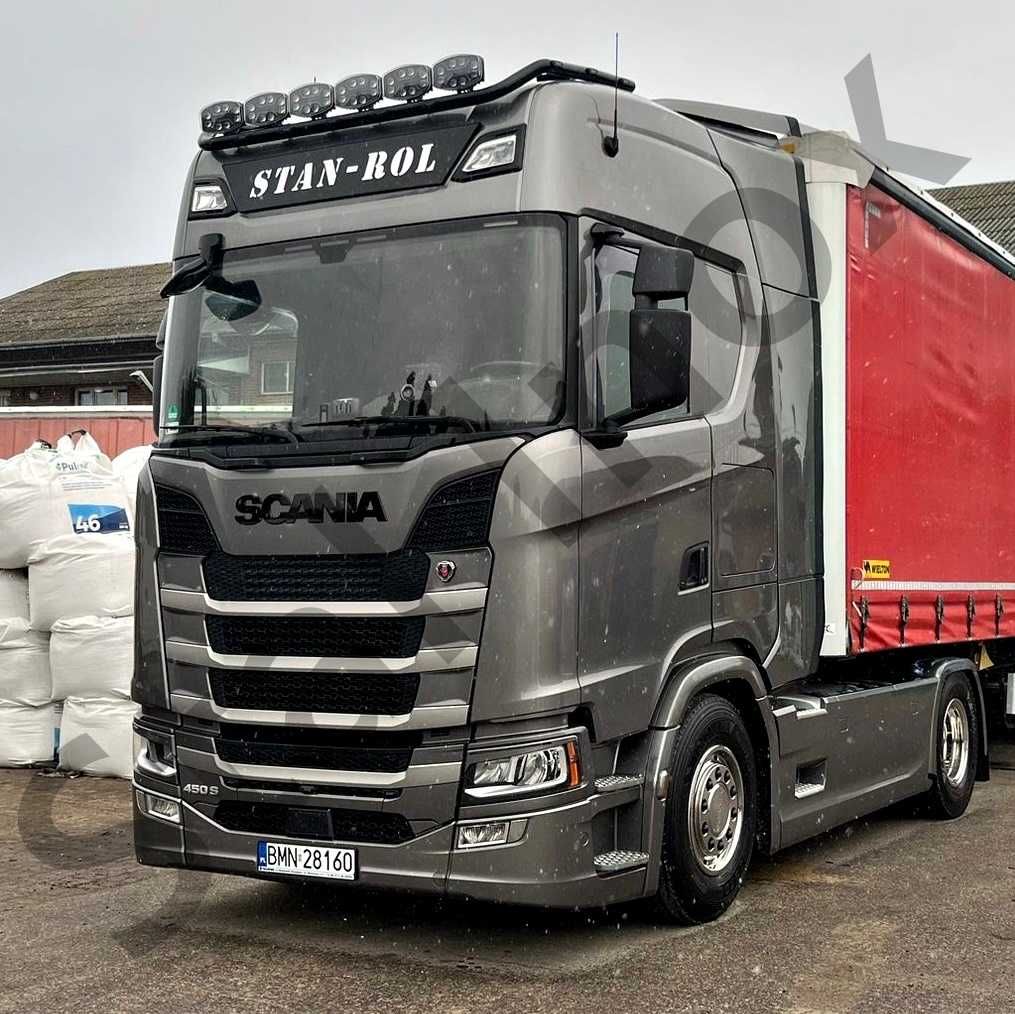 Orurowanie górne ze stali nierdzewnej Scania S / R malowane proszkowo