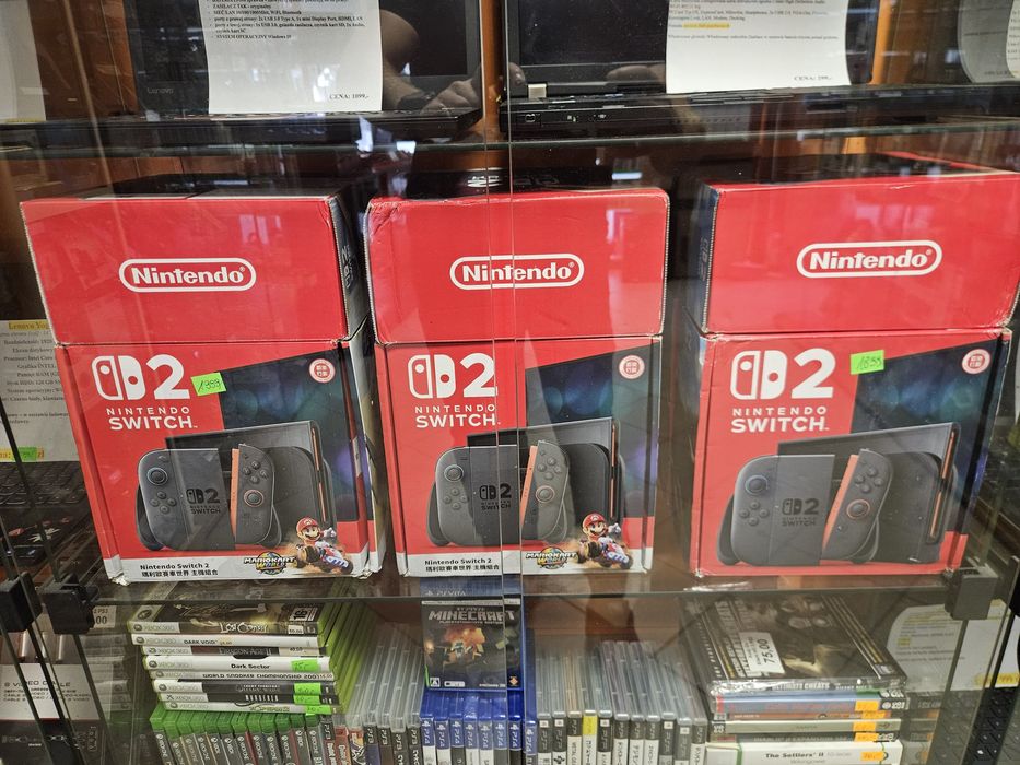 Nintendo Switch 2 pełen zestaw JESZCZE 8 KOMPLETÓW Sklep Ełk