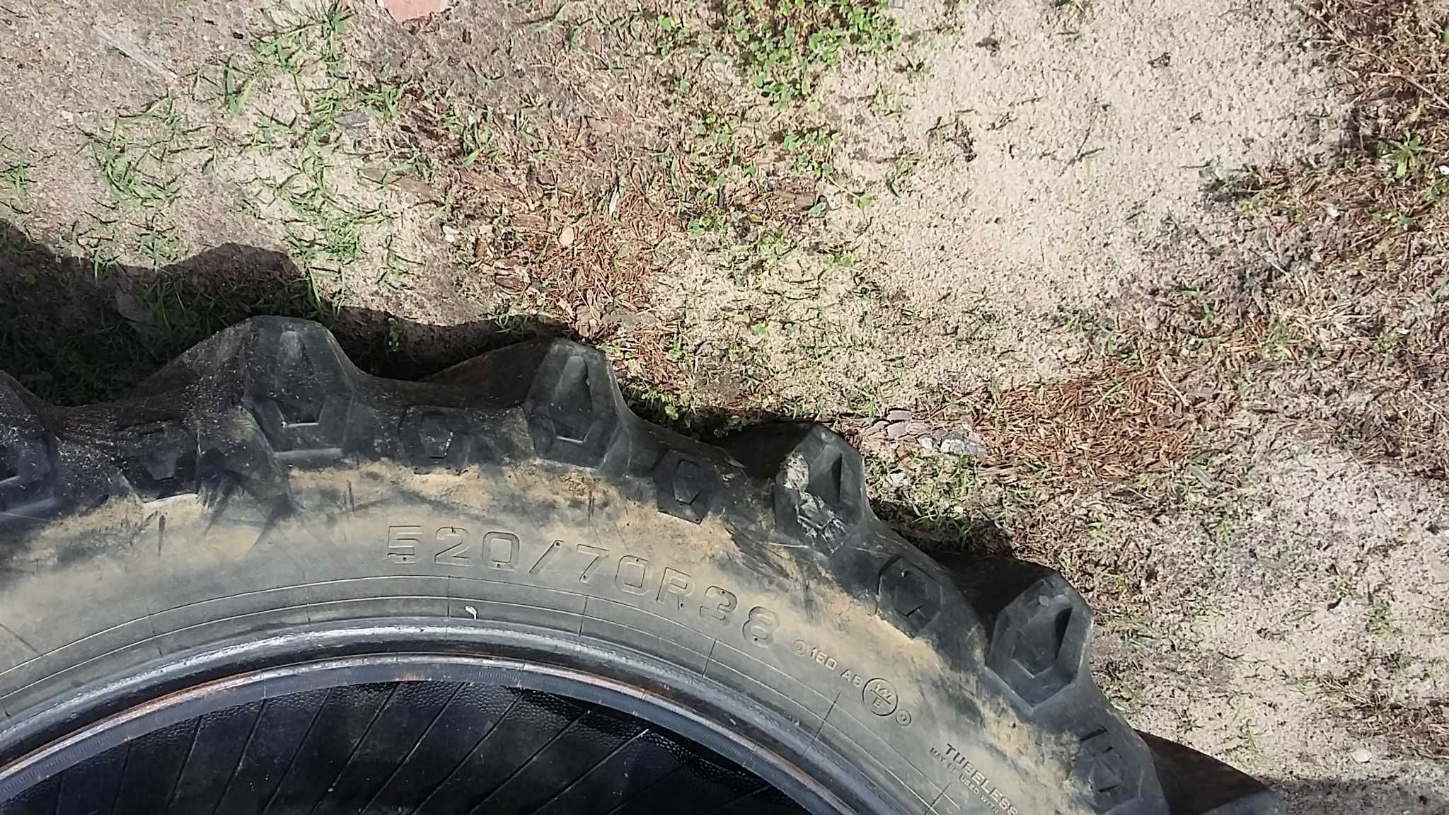 Opony rolnicze 520/70R38 Pirelli opona używana