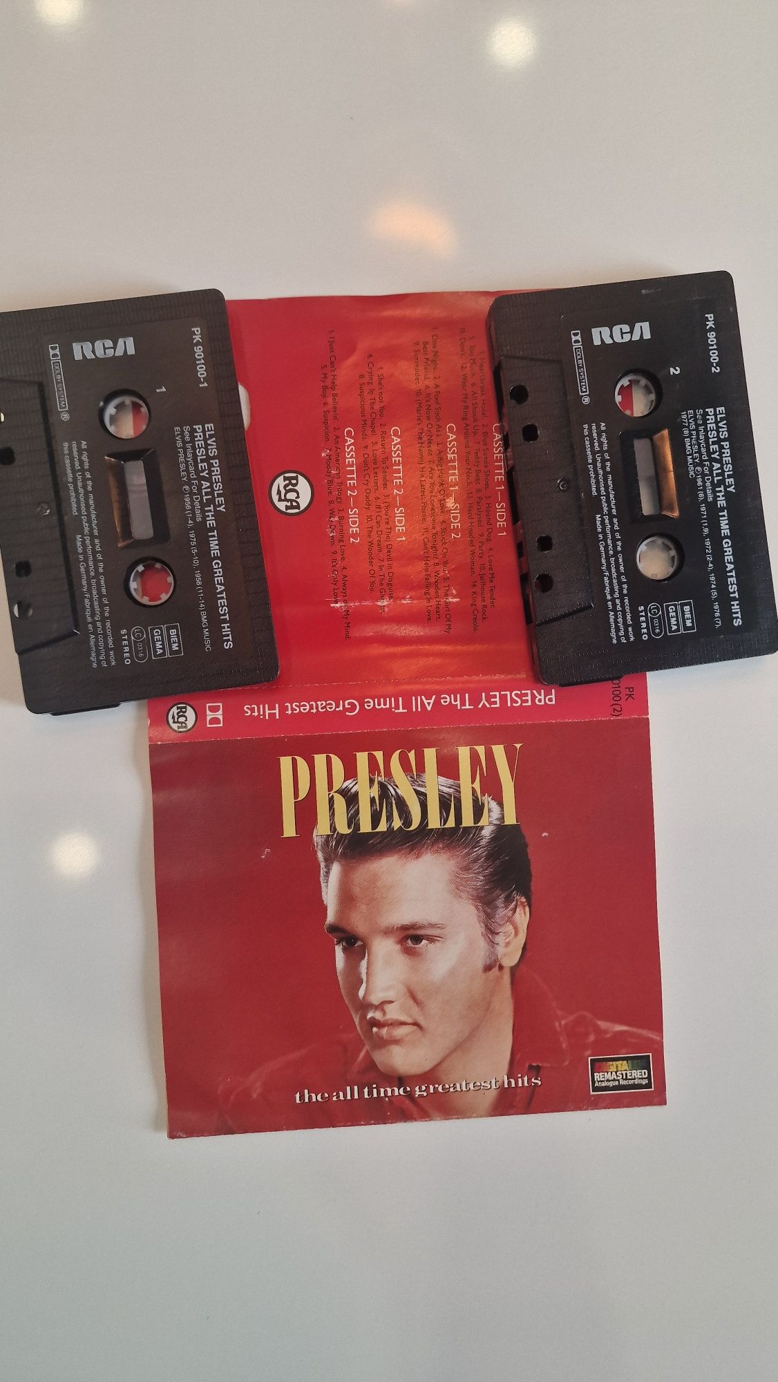 Cassete dupla Elvis Presley 1987