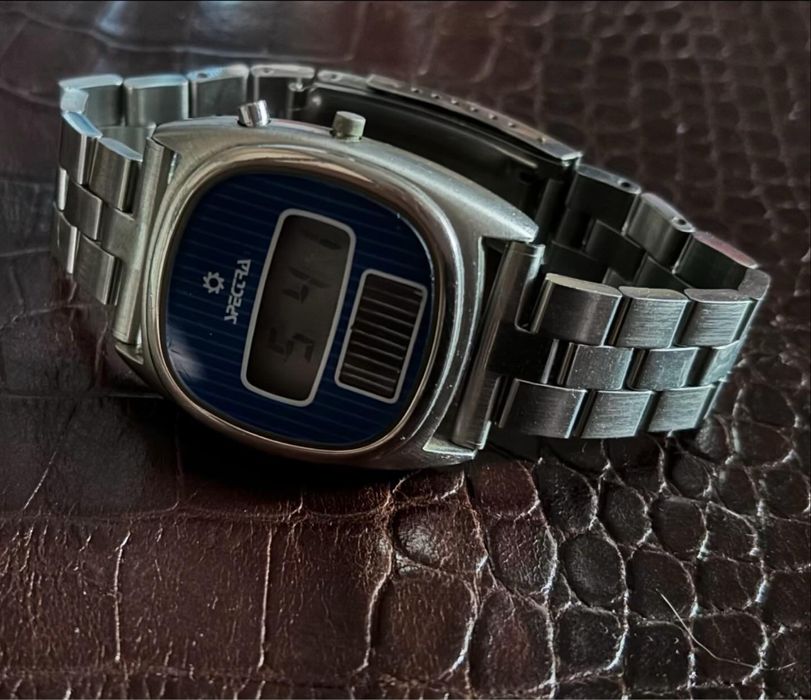 Zegarek vintage spectra lcd solar rare