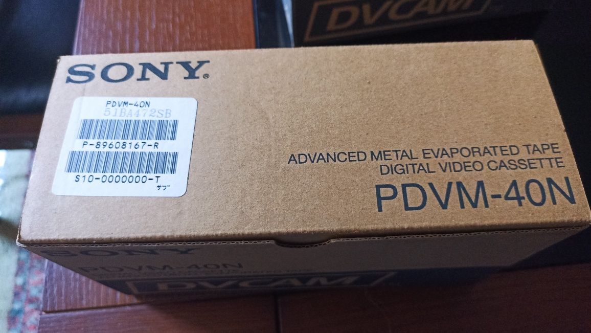 Sony DVCAM K7 64 e 40 minutos
