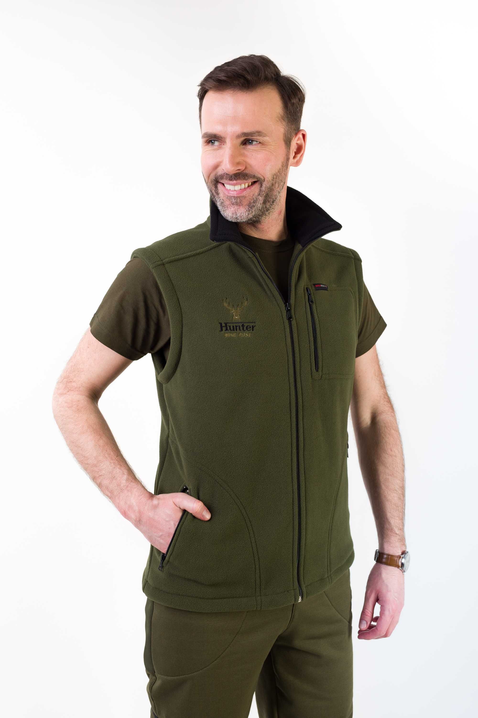 Zestaw Myśliwski na Polowanie HUNTER 4 Produkty Ciemno Zielony KHAKI