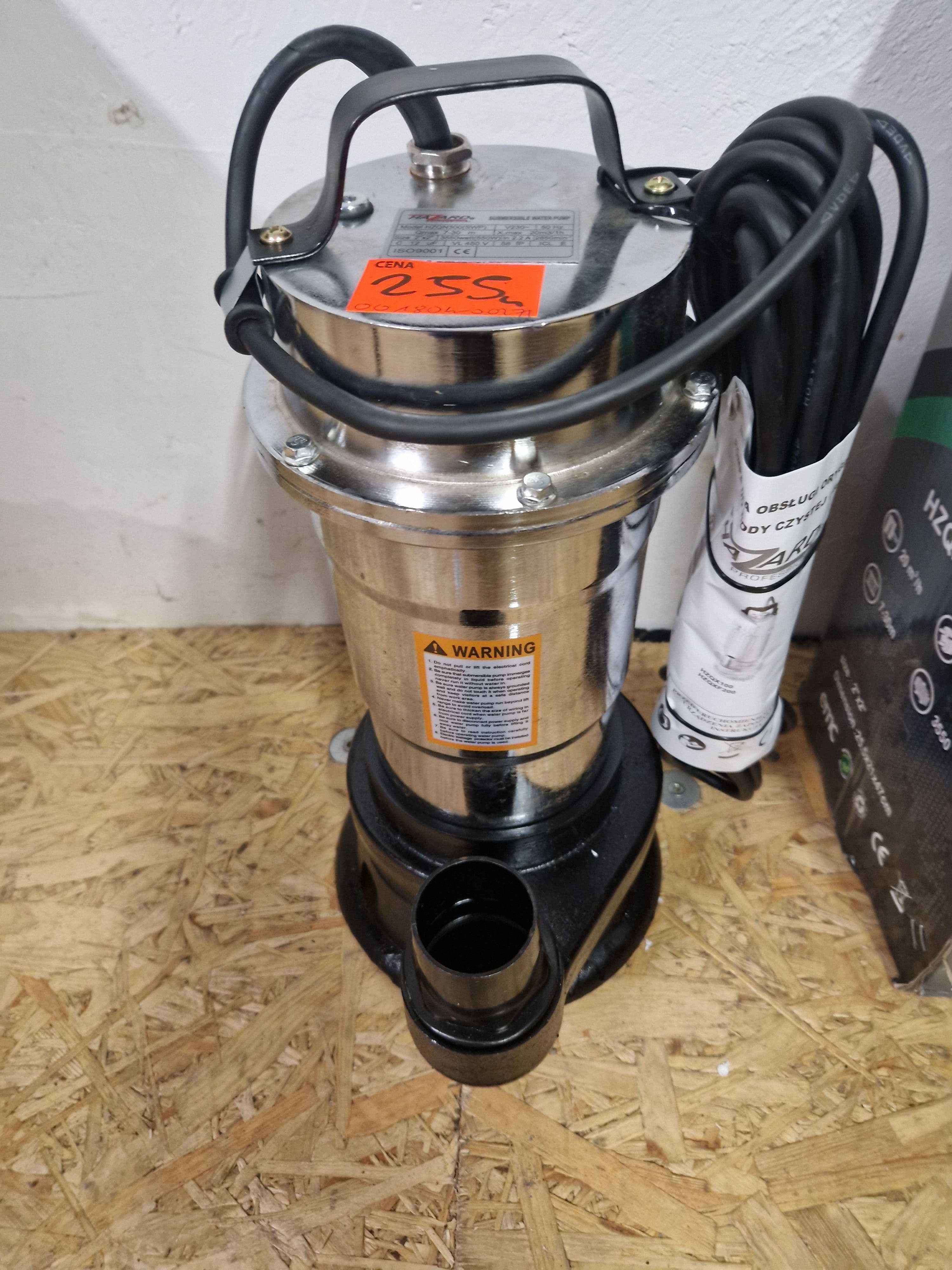 Pompa do szamba 3550 WATT ROZDRABNIACZ INOX