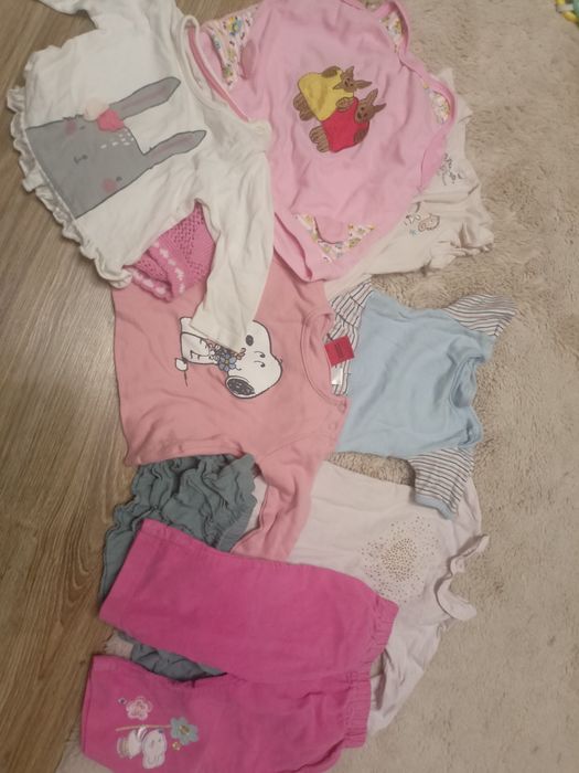 Ubrania dla dziewczynki 56-68 paka paczka ubrań