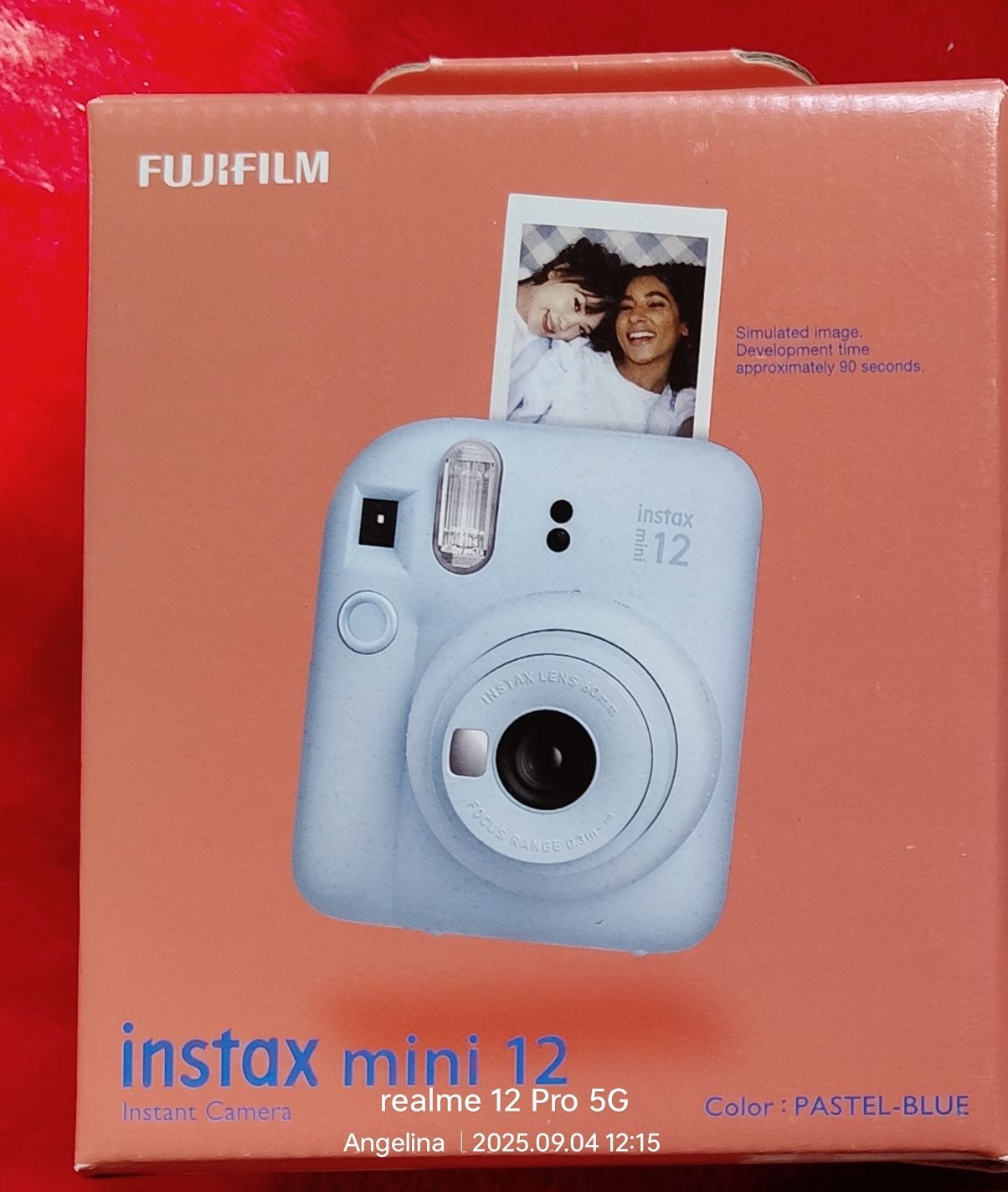 Aparat Fujifilm Instax Mini 12 niebieski + wkłady