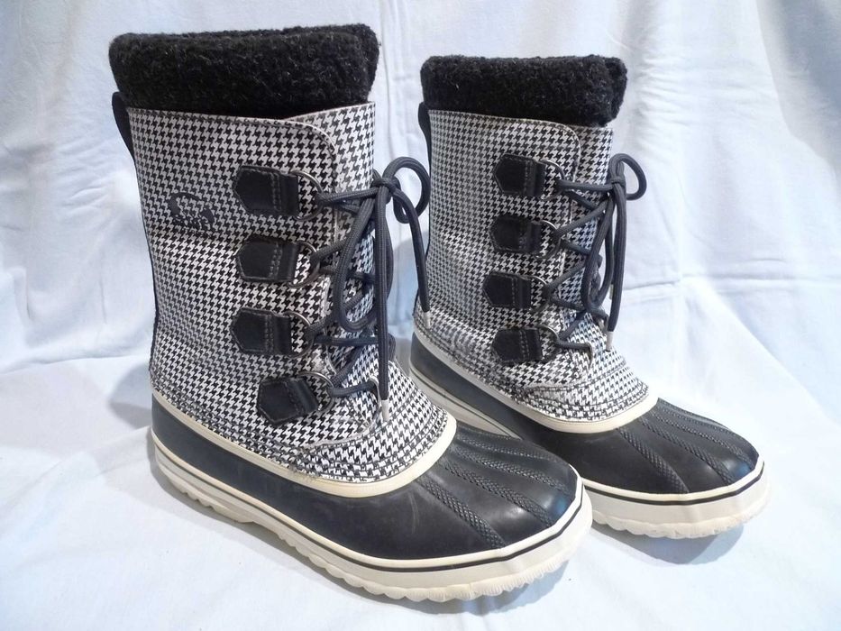 SOREL 1964 PAC r.38/24,5cm Śniegowce z wkładem skórzane