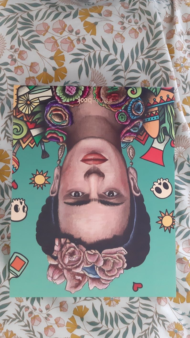 Infinite Book Frida Khalo com kit limpeza