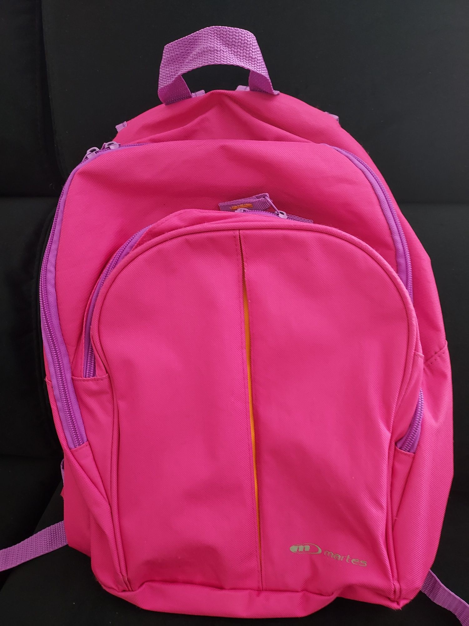Różowy plecak szkolny