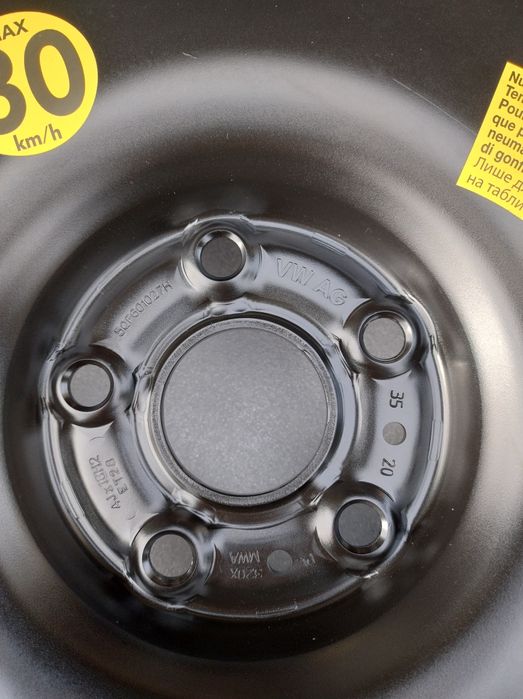 Koło dojazdowe VW-oryginalne, nieużywane+pokrowiec