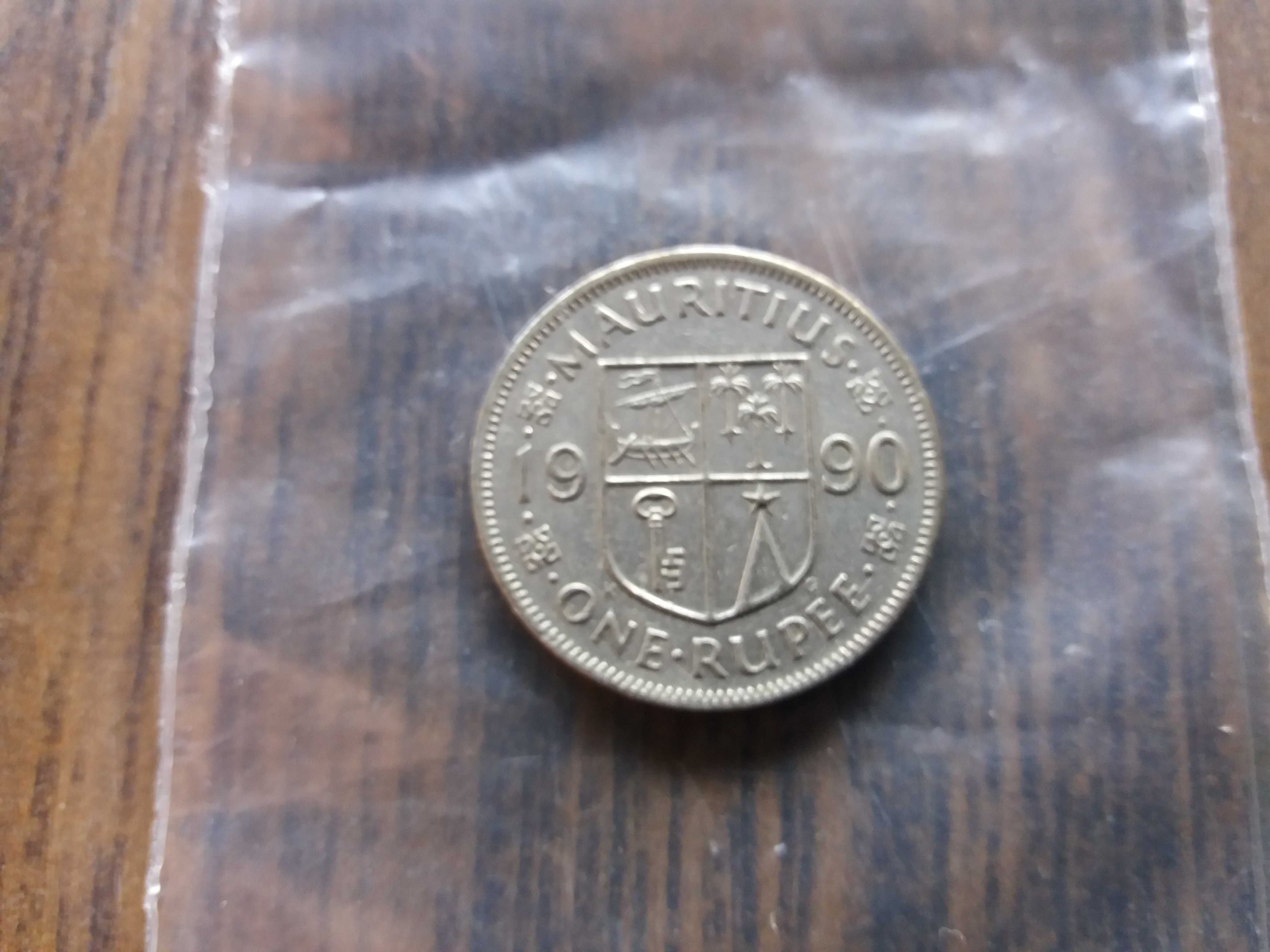 Moneta, Mauritius, 1 Rupee, 1990-Mennicza