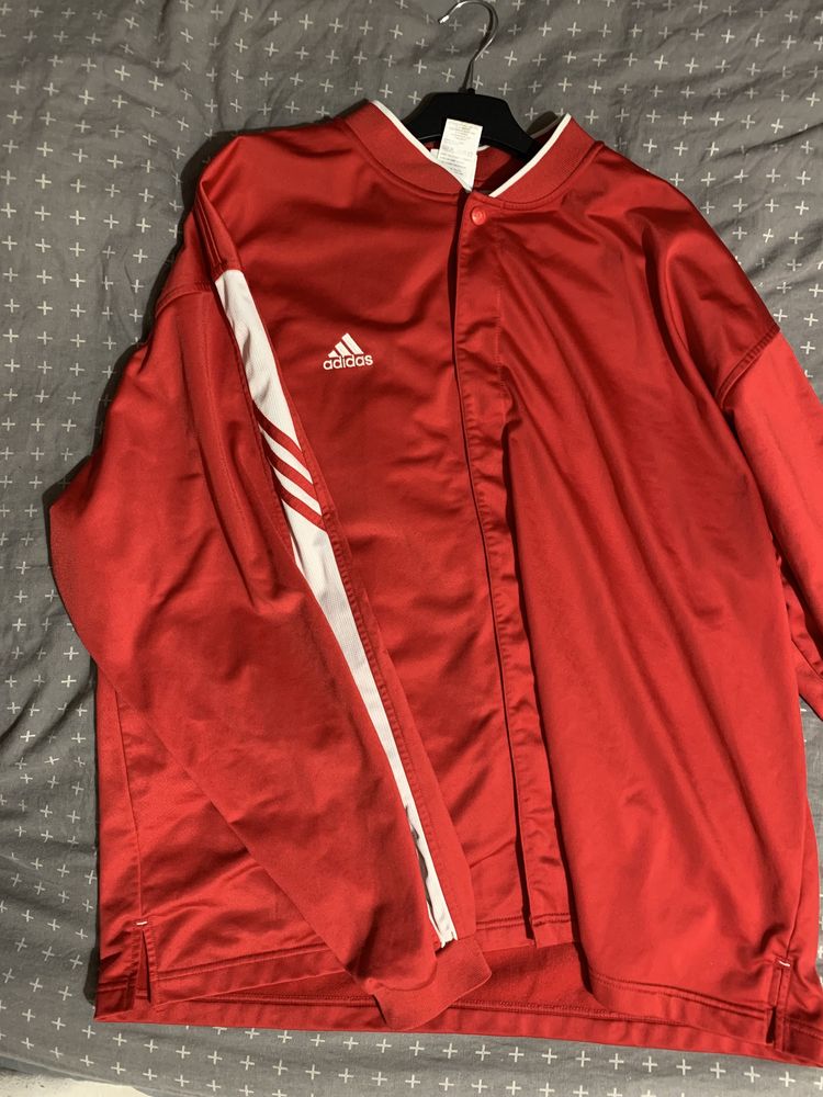 Bluza adidas czerwona