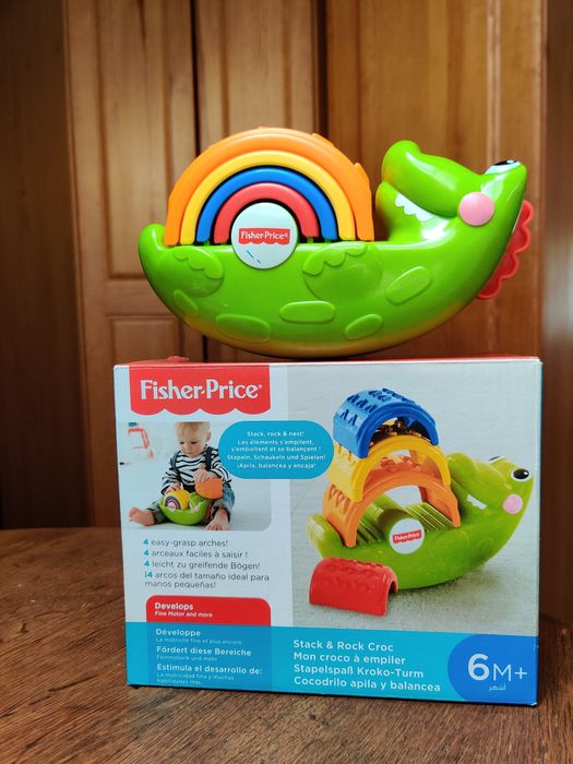 Zabawka edukacyjna Rozkołysany Krokodyl Fisher Price