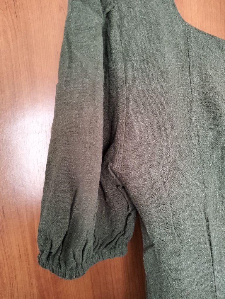 Vestido Longo Verde-musgo