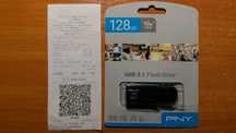 USB флеш накопичувач PNY Attache 4 128GB USB 3.1 Black. Практично нова