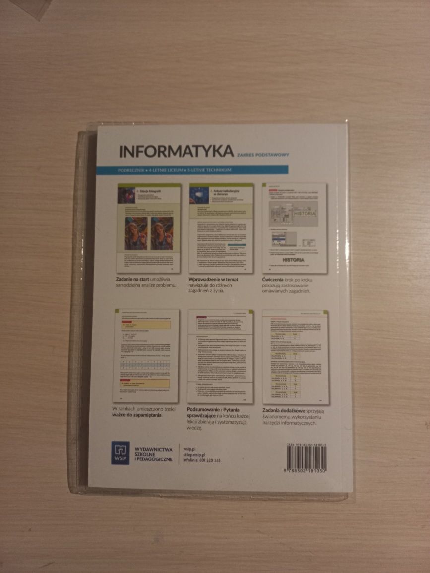 Informatyka 1 liceum technikum WSiP