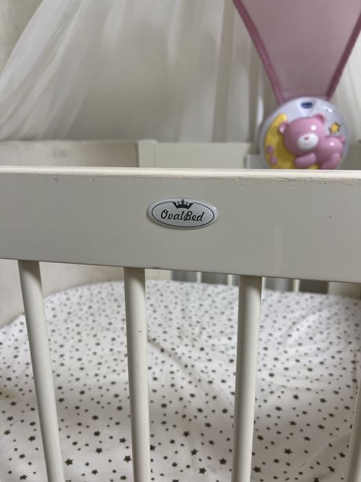 Дитяче овальне ліжко трасформер ovalbed