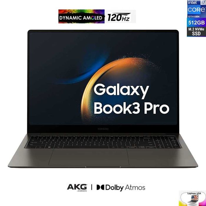 Samsung Galaxy Book3 Pro (3K,14',16GB DDR5, i7 13Gen,512Gb)