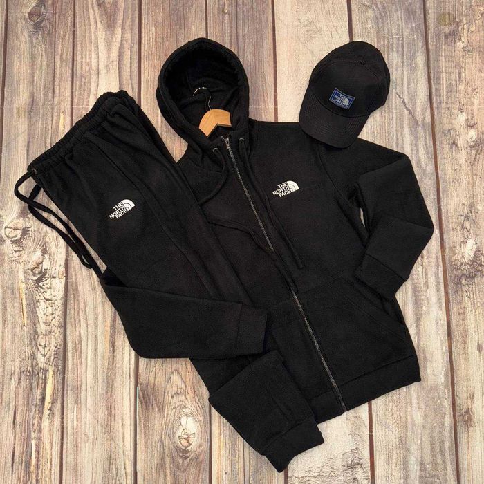 Чоловічий зимовий спортивний костюм (штани + худі) | Фліс полар, S-XXL